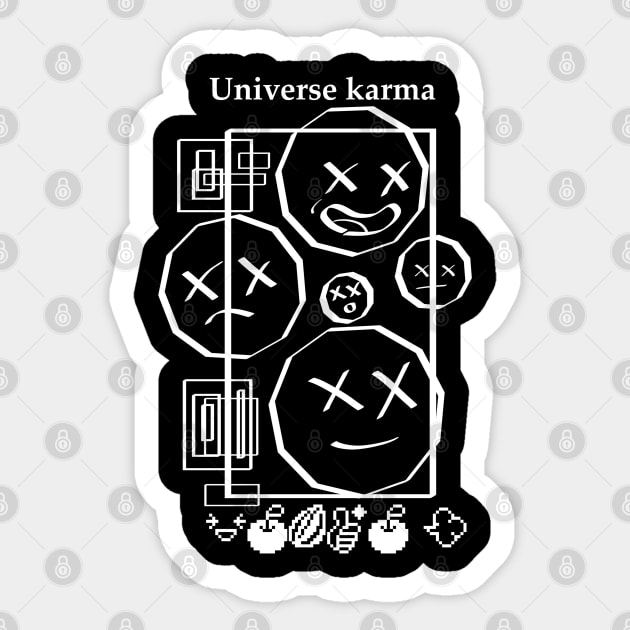 Universe karma Sticker by Linys